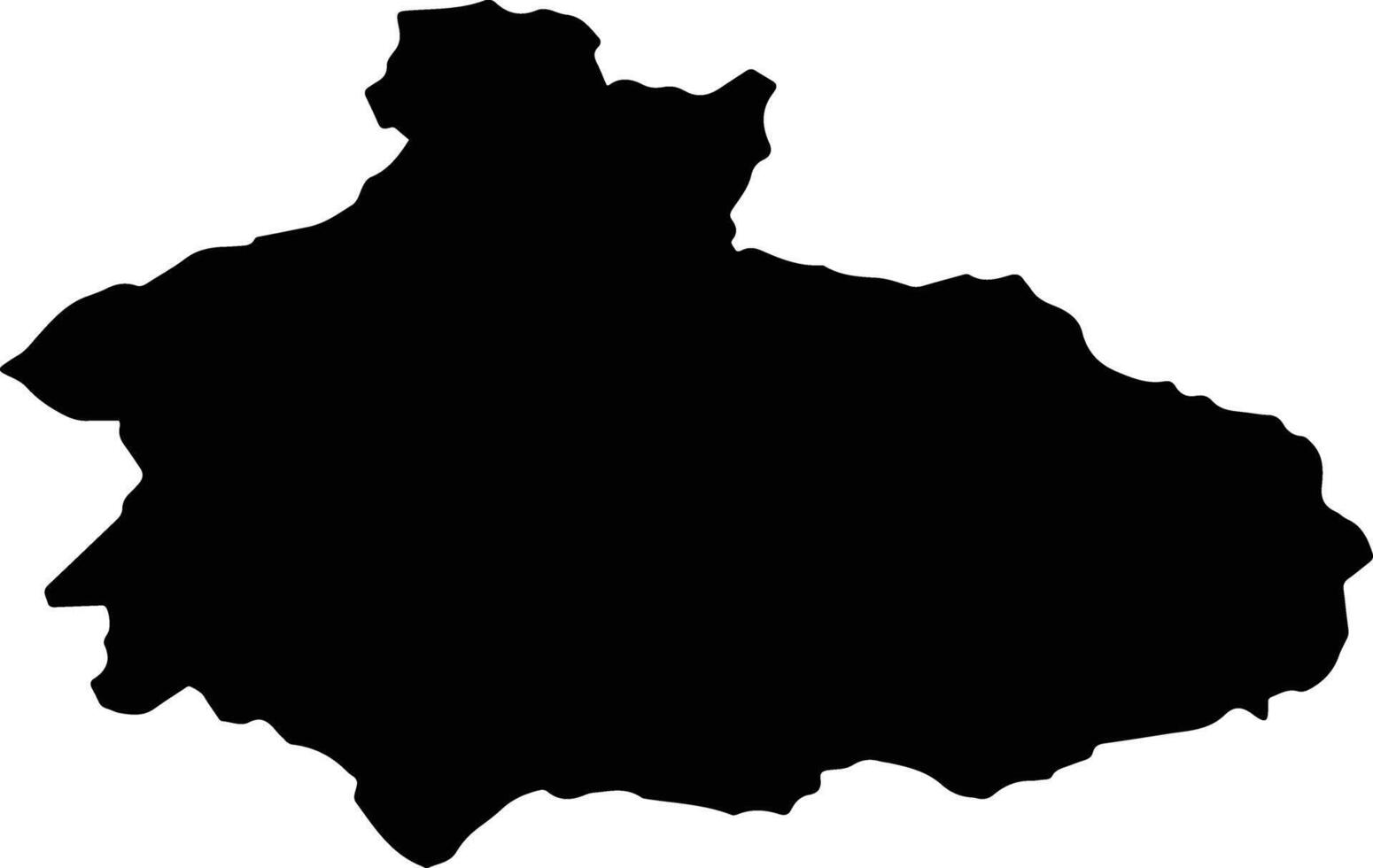 Jawand Afghanistan silhouette map vector
