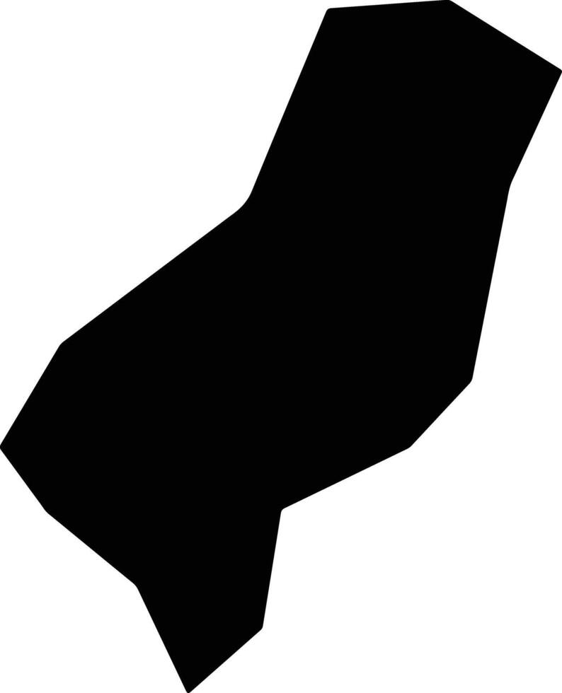 Jayaque El Salvador silhouette map vector