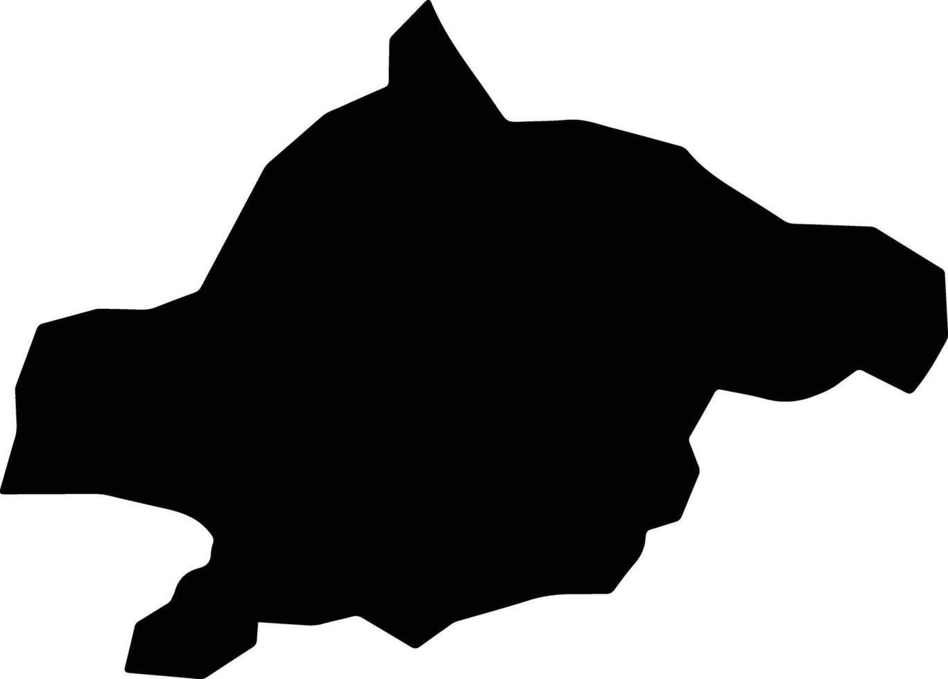 Jeadepo Liberia silhouette map vector