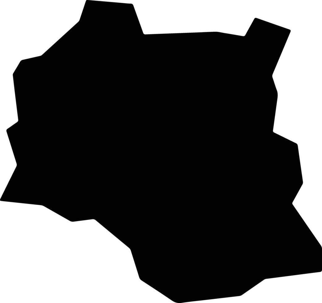 Jequeri Brazil silhouette map vector