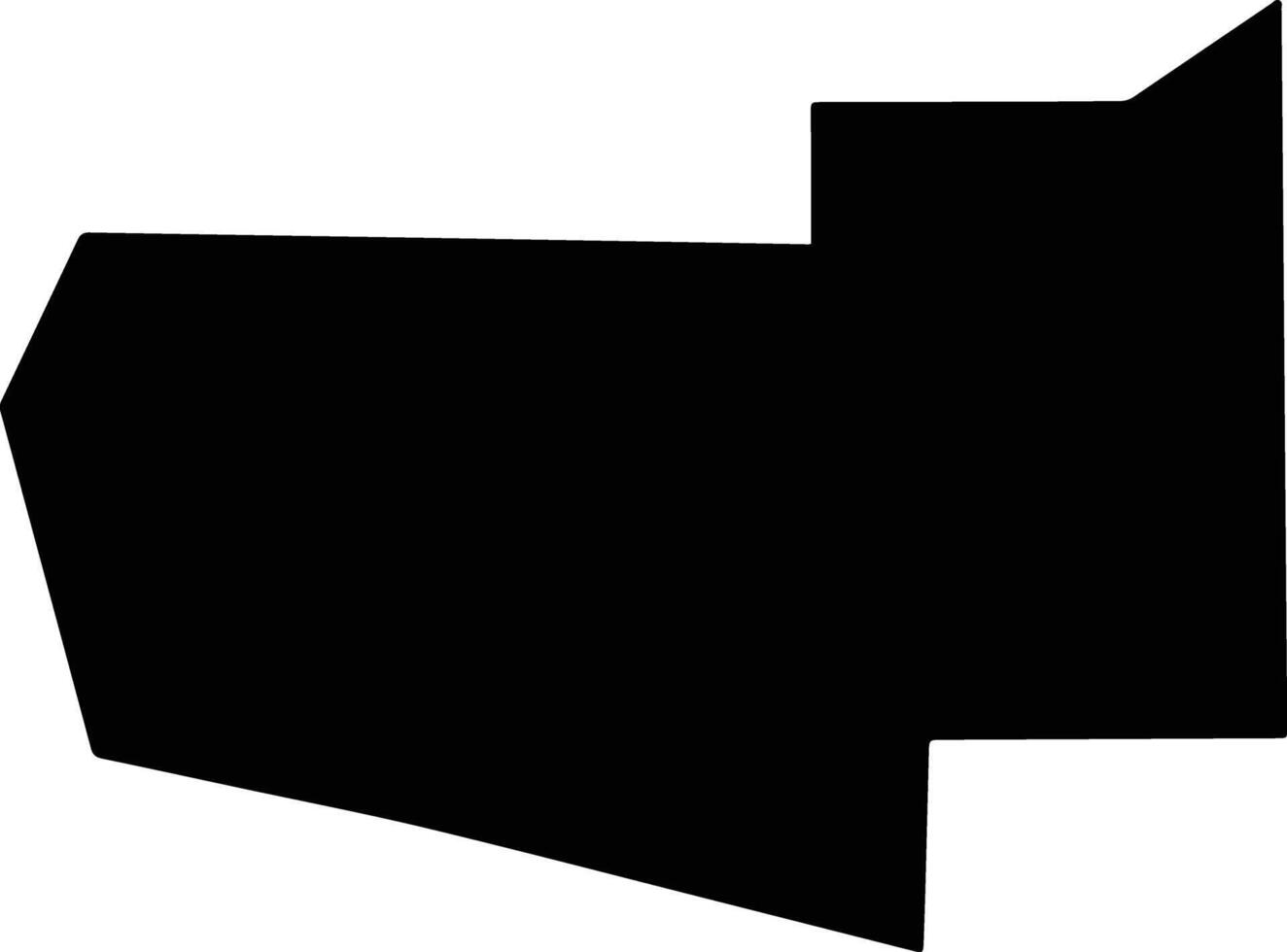 Jersey United States silhouette map vector