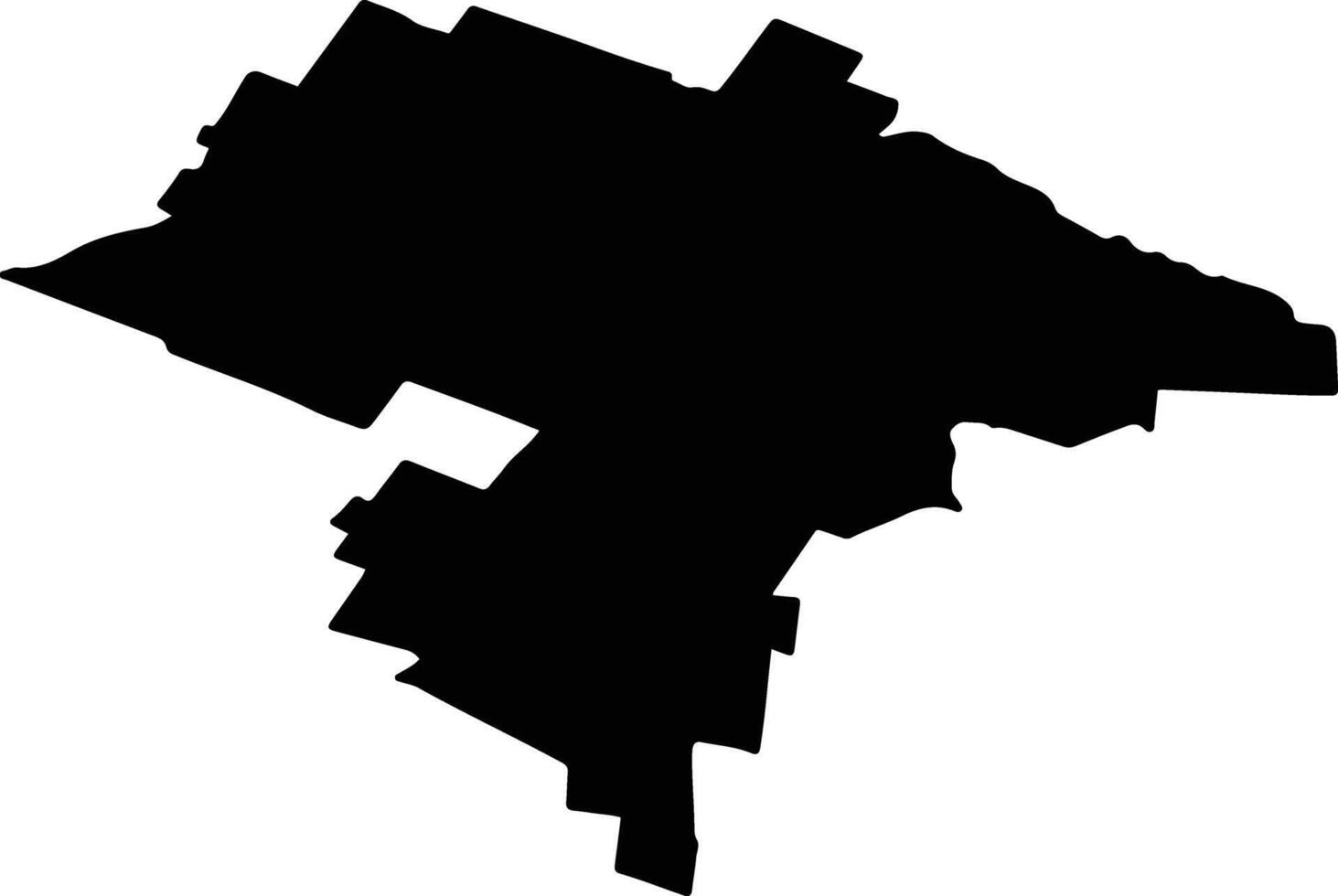 JIANA Romania silhouette map vector