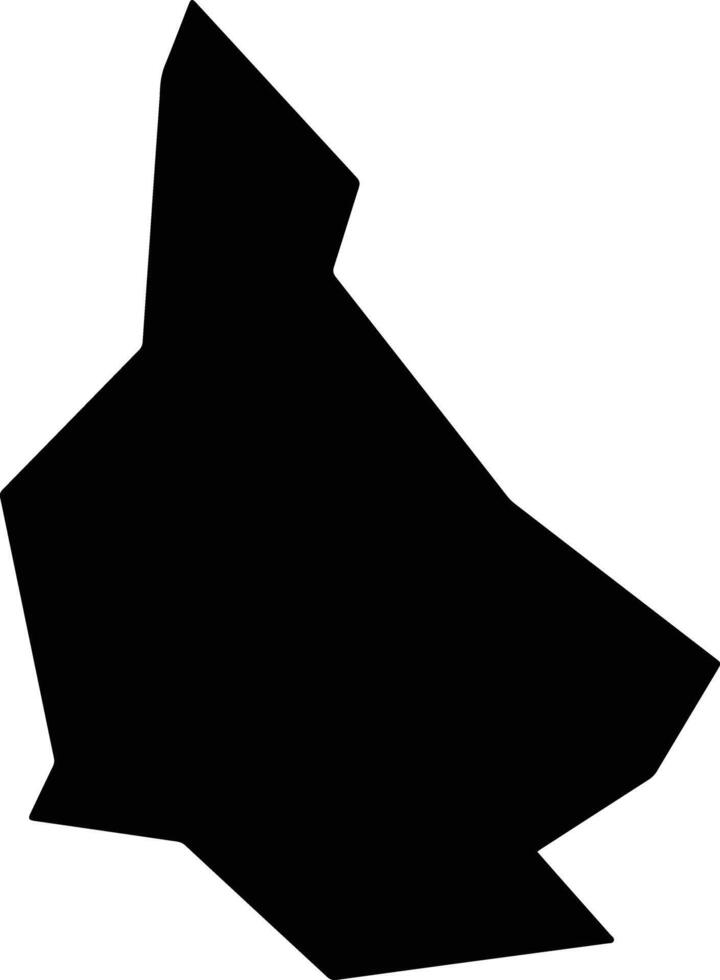 Jiangdaxian China silhouette map vector
