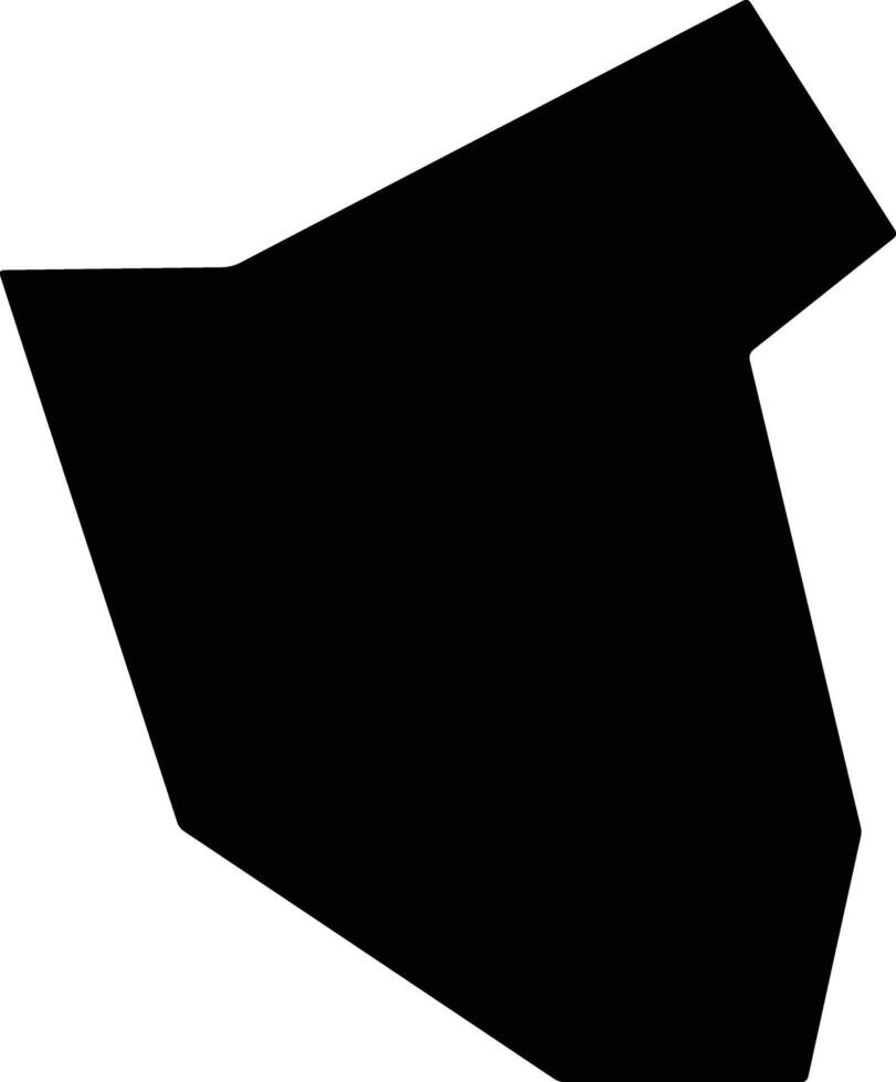 Jiangdushi China silhouette map vector