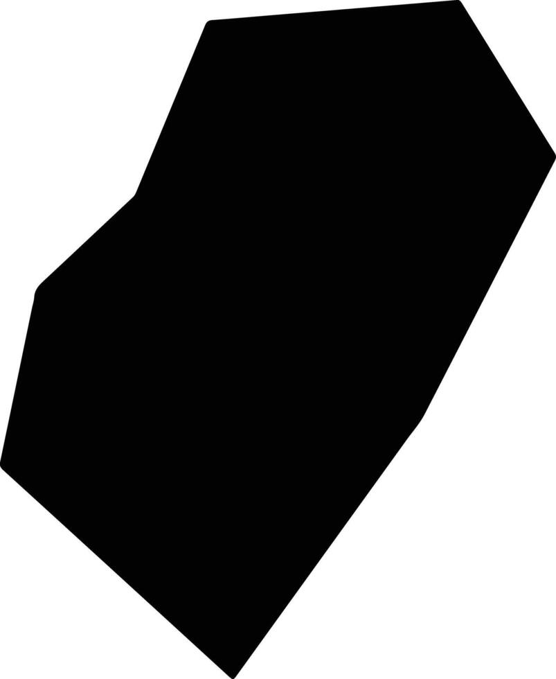 Jiangpuxian China silhouette map vector