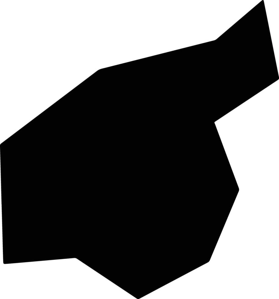 Jianningxian China silhouette map vector