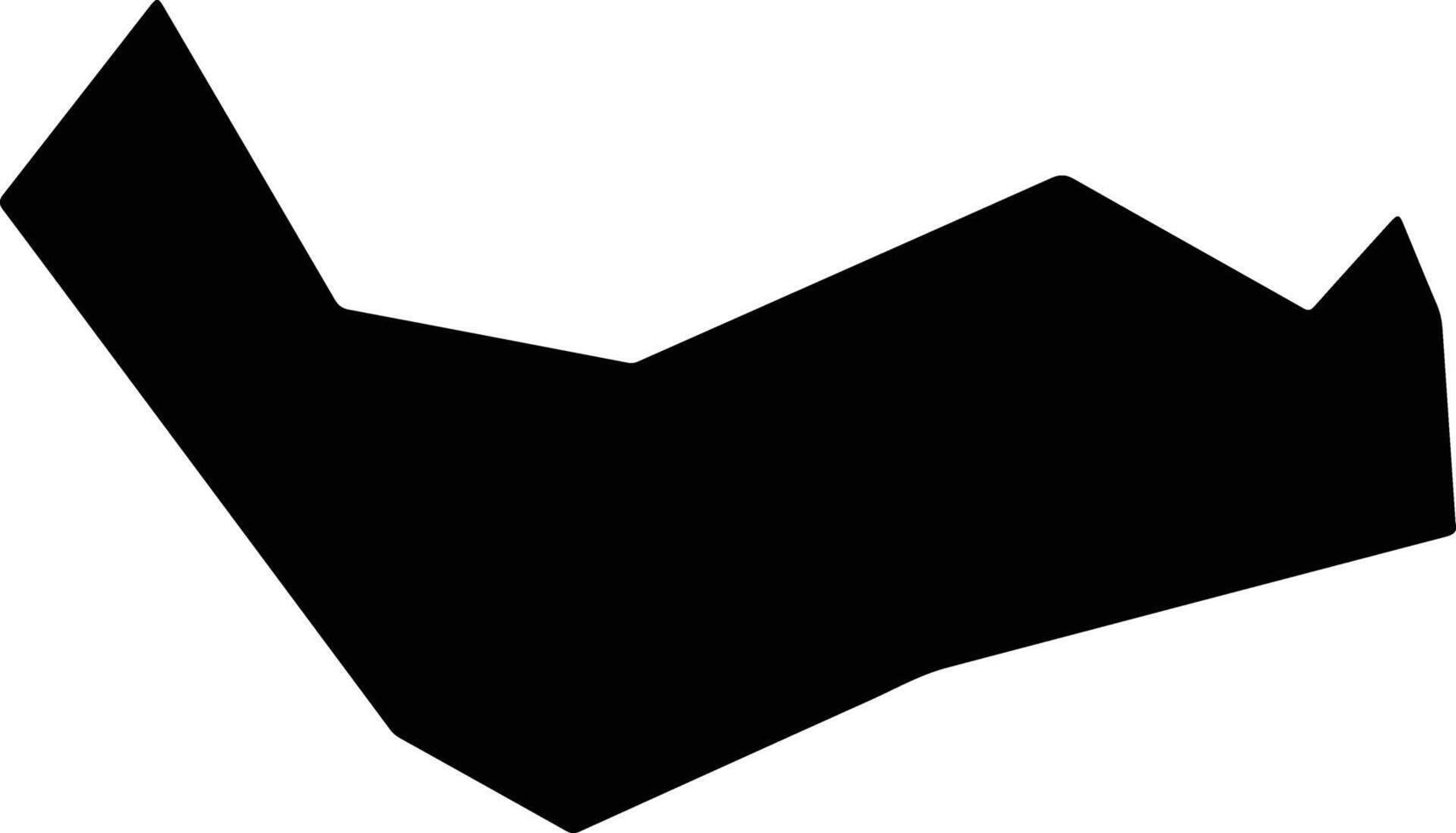 Jianyangshi China silhouette map vector