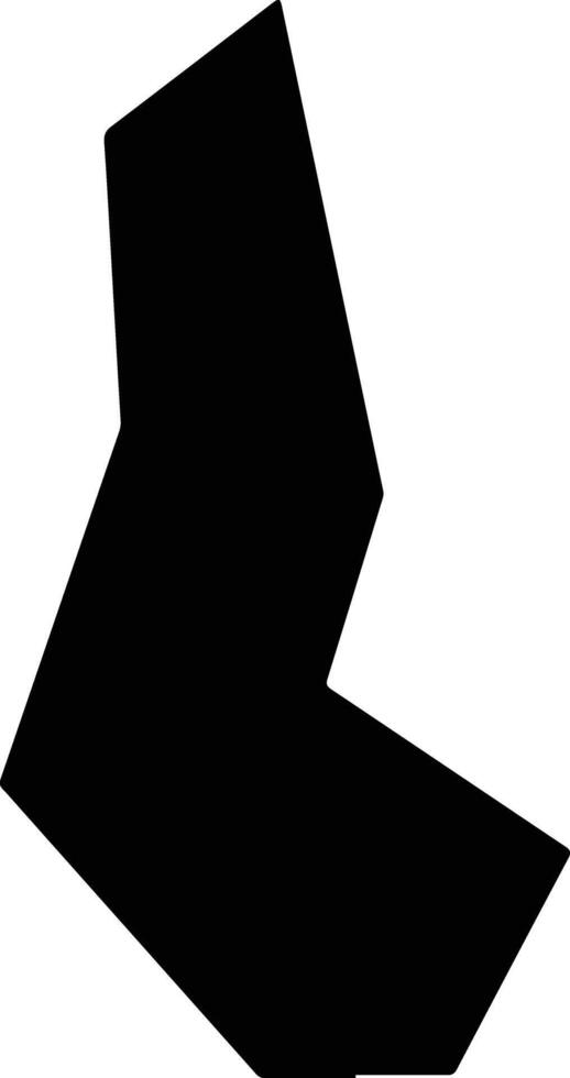 Jieshoushi China silhouette map vector
