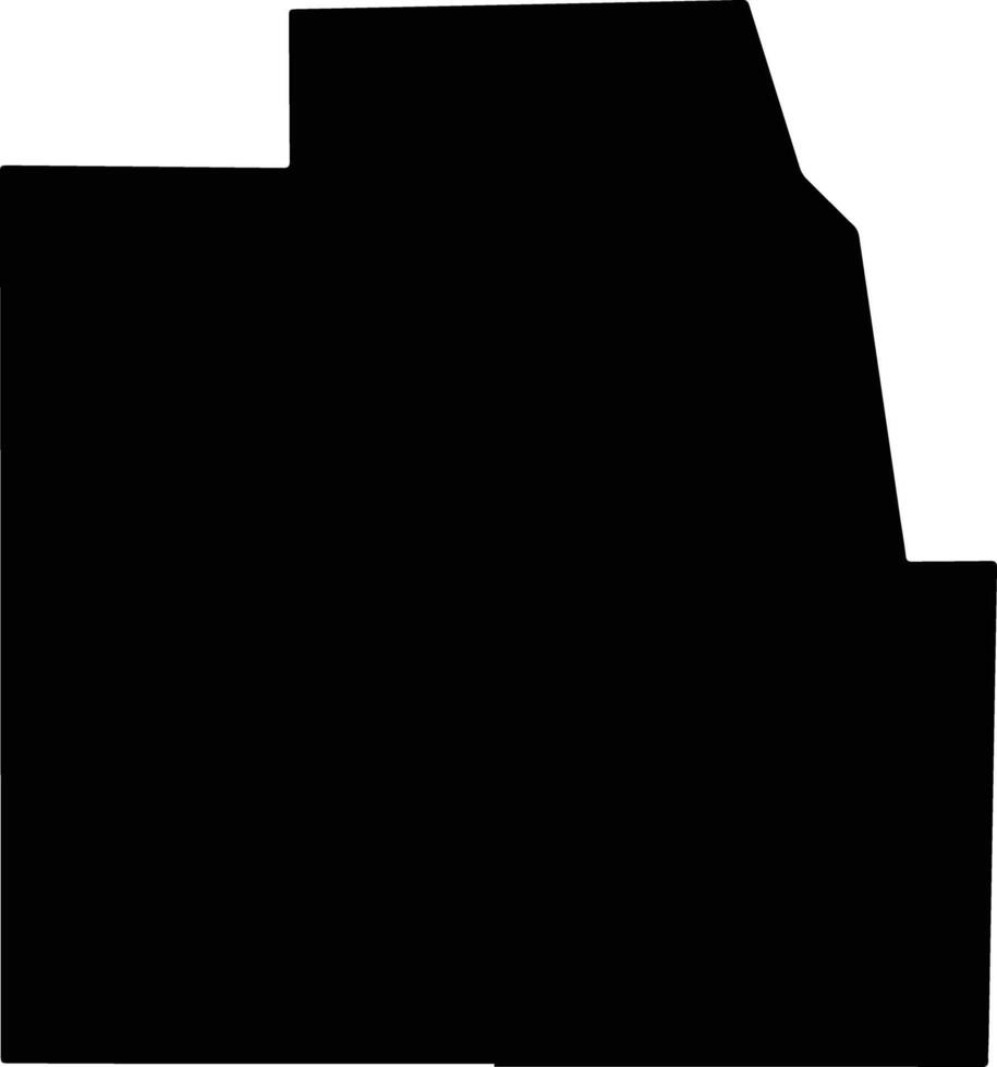 Jim Hogg United States silhouette map vector