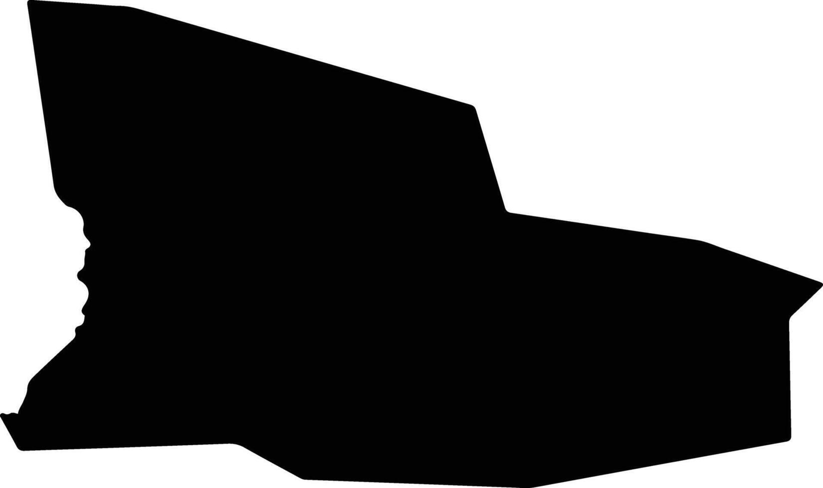 Jimunaixian China silhouette map vector