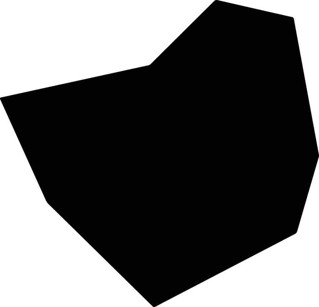 Jinanshi China silhouette map vector