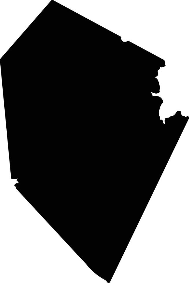 Jinjiangshi China silhouette map vector