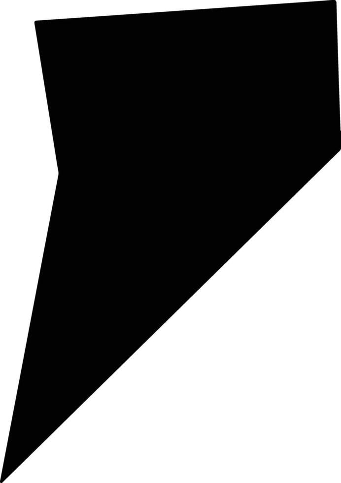 Jinkouhequ China silhouette map vector