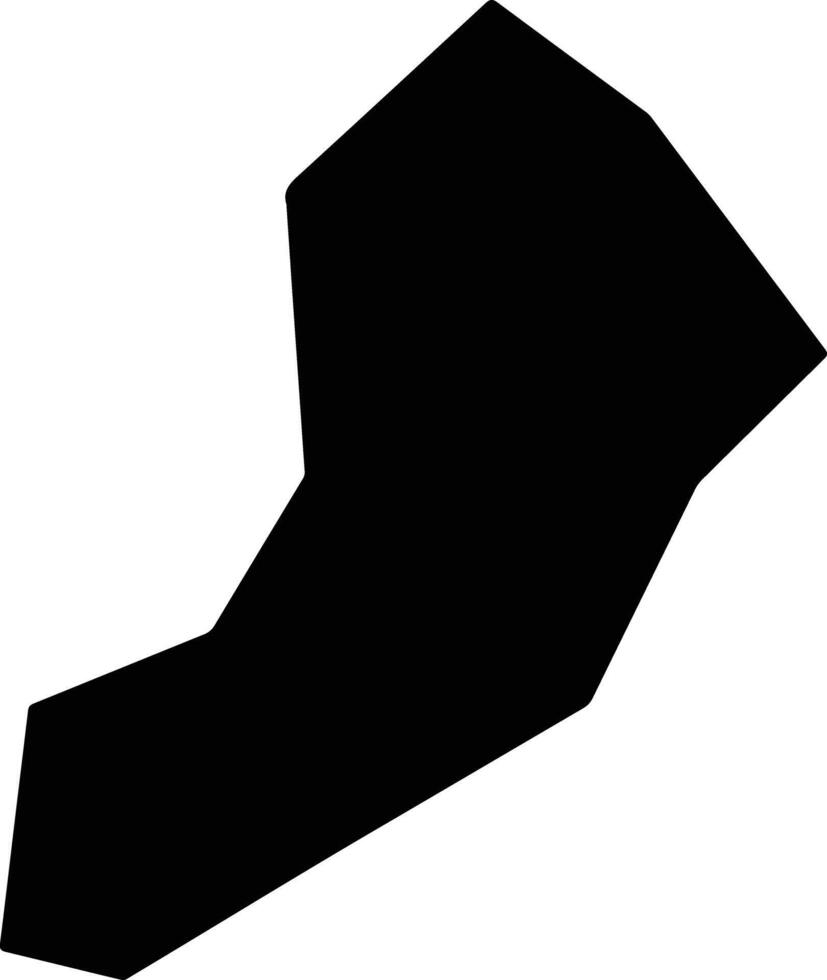 Jinxiuyaozuzizhixian China silhouette map vector