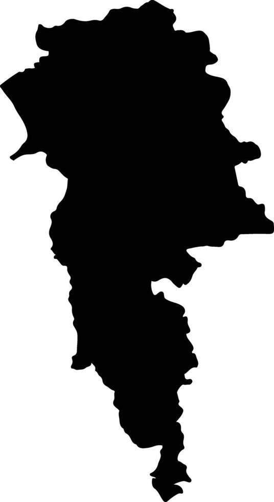 Jipijapa Ecuador silhouette map vector