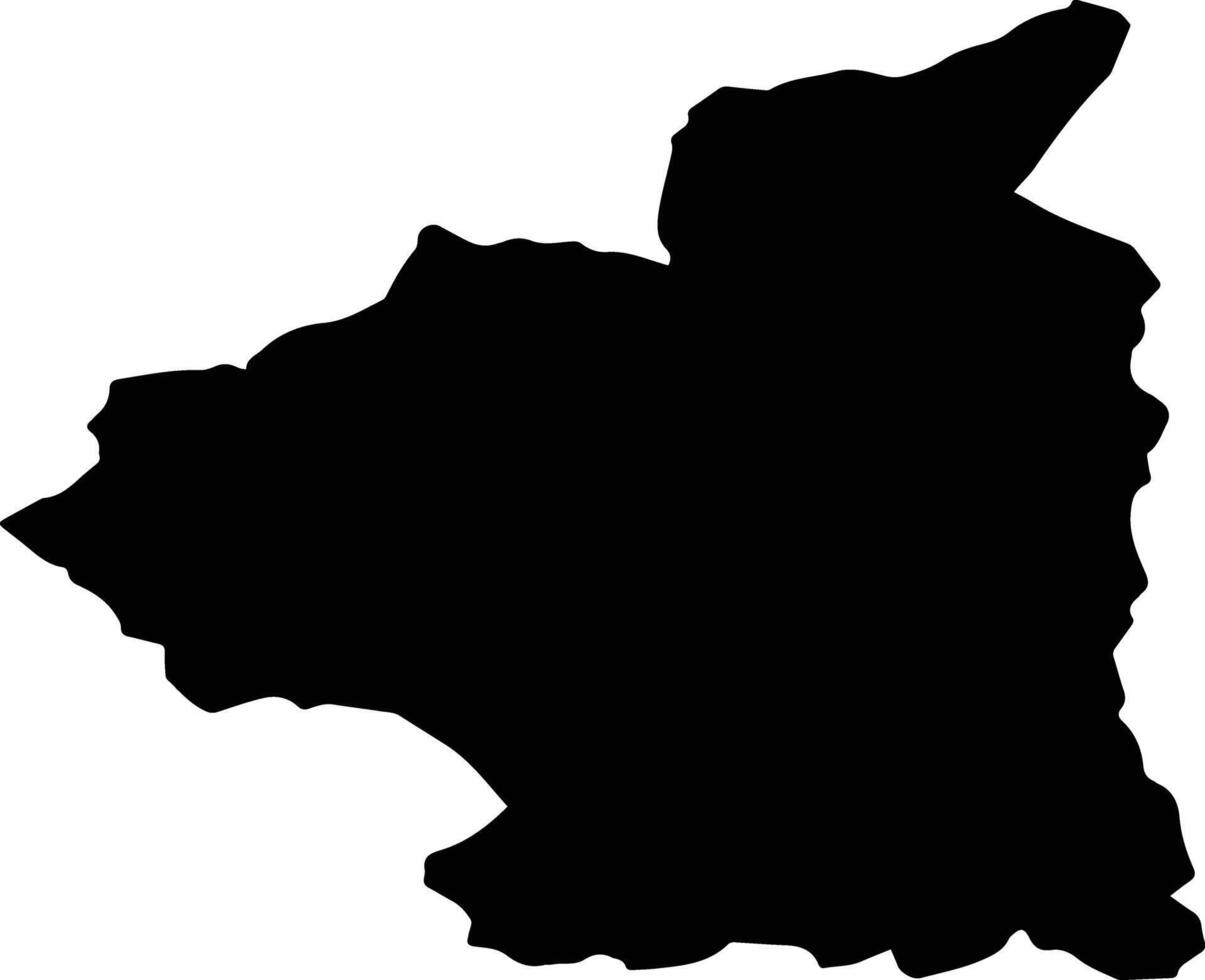 JITIA Romania silhouette map vector