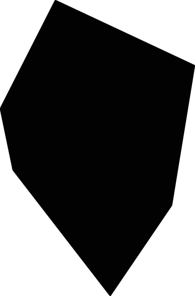 Jiujiangxian China silhouette map vector