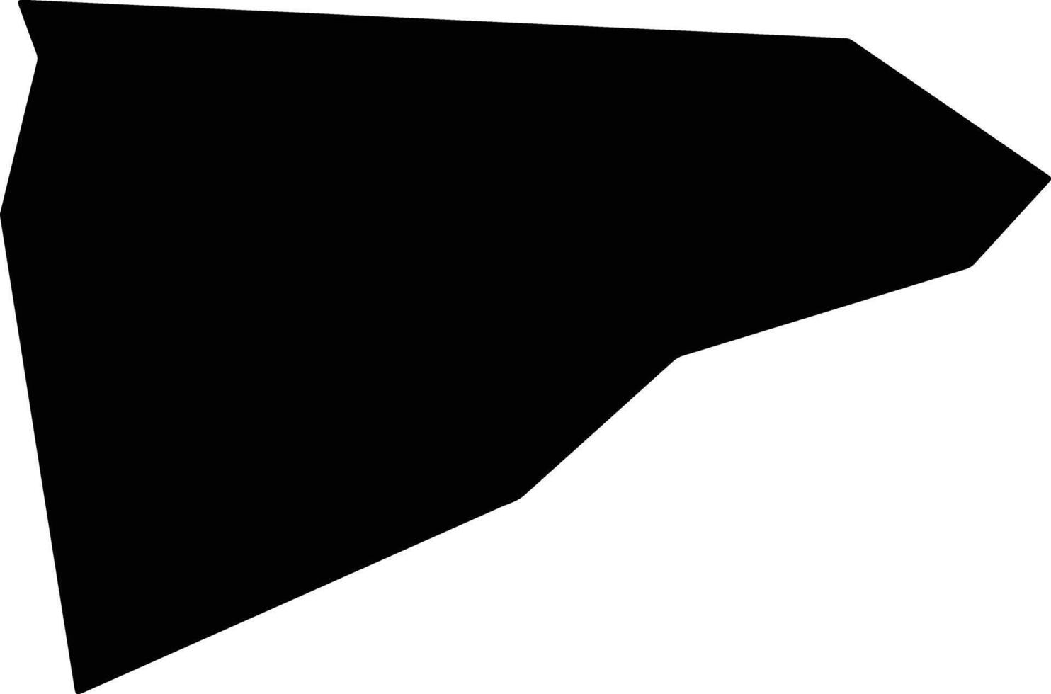 Jixian China silhouette map vector