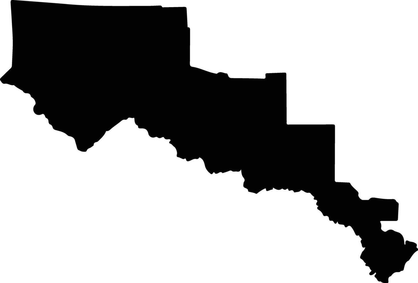 Jose Falcon Paraguay silhouette map vector