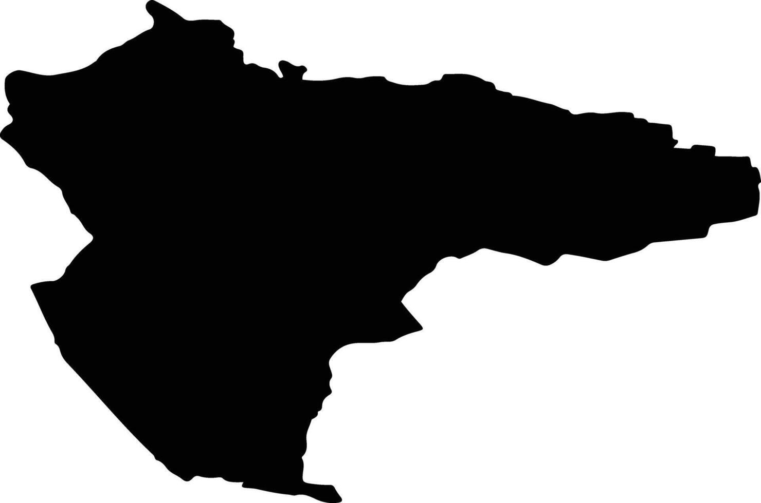 JOSENI Romania silhouette map vector