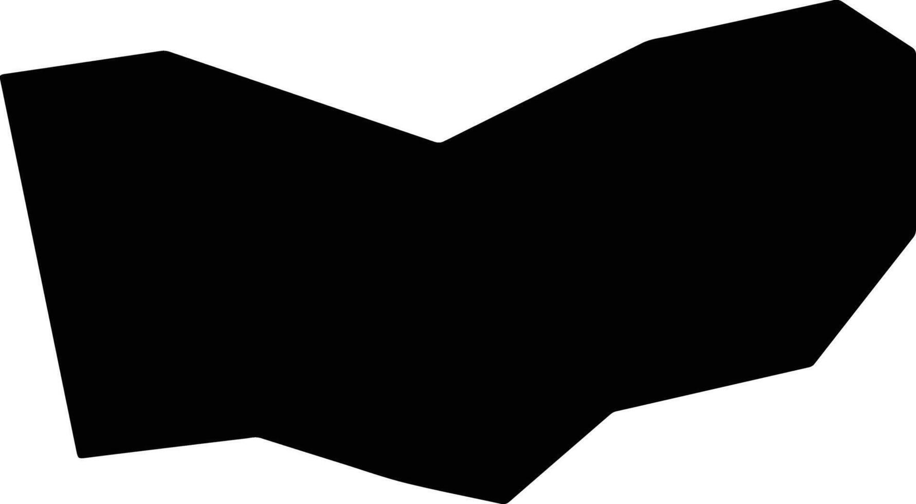 JOWHAR Somalia silhouette map vector
