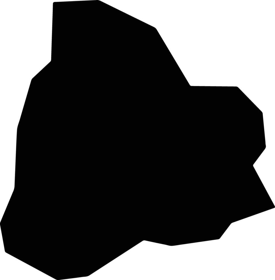 Juarina Brazil silhouette map vector