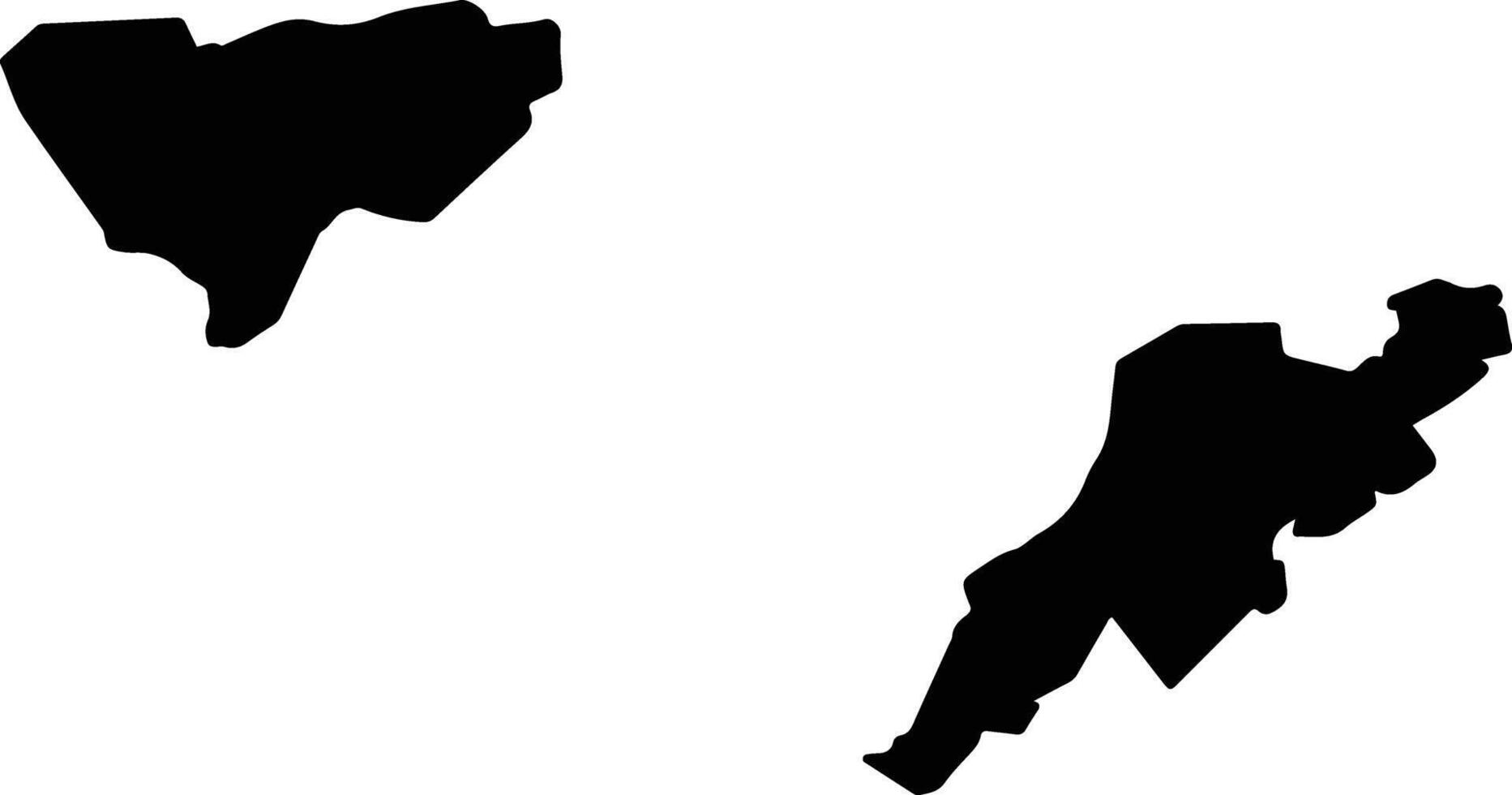 Juguang Taiwan silhouette map vector