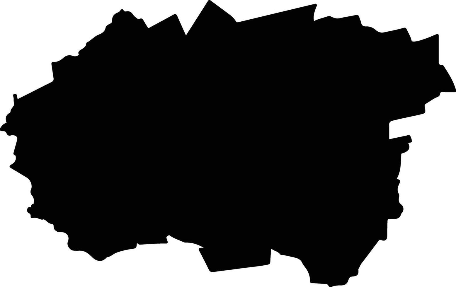 Julimes Mexico silhouette map vector