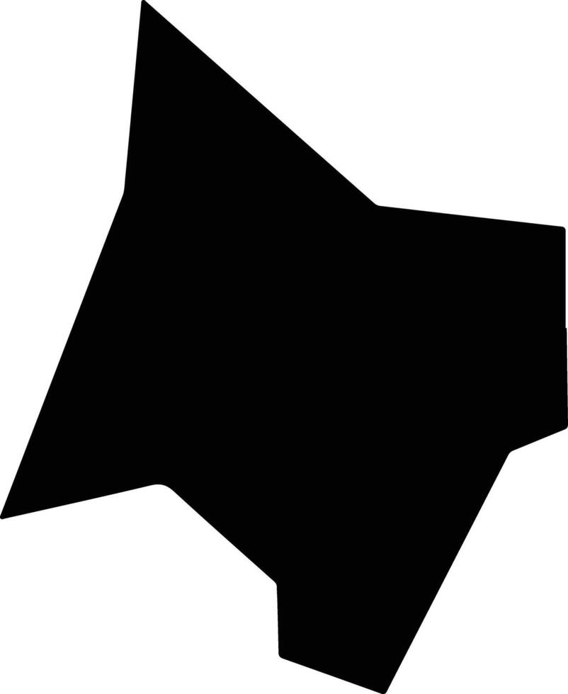 Jurema Brazil silhouette map vector