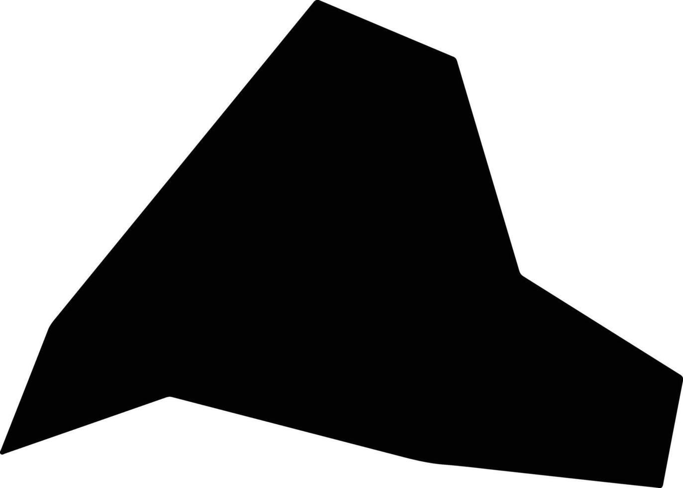 Juripiranga Brazil silhouette map vector