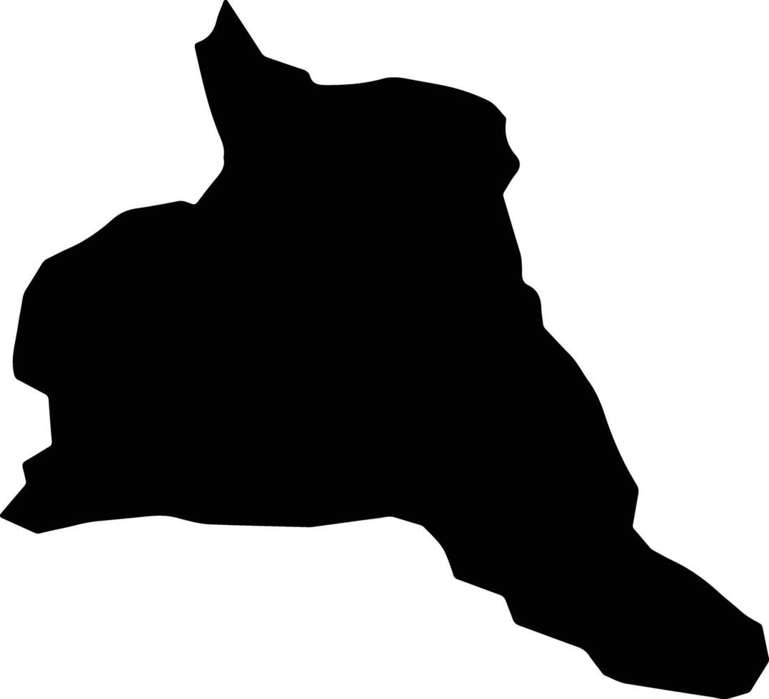 Jurm Afghanistan silhouette map vector