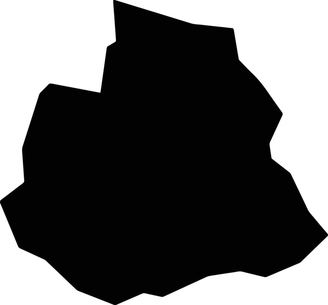 Jurmey Bhutan silhouette map vector