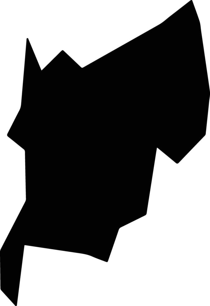 Jussari Brazil silhouette map vector