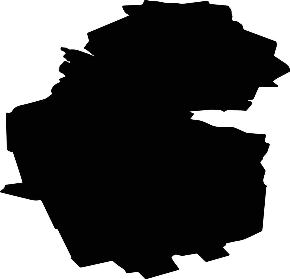 K Estonia silhouette map vector
