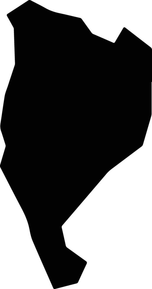 Kabula Uganda silhouette map vector
