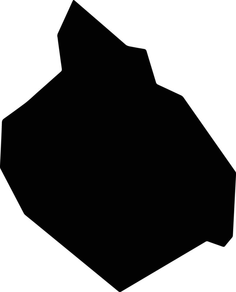 Kadugli Sudan silhouette map vector
