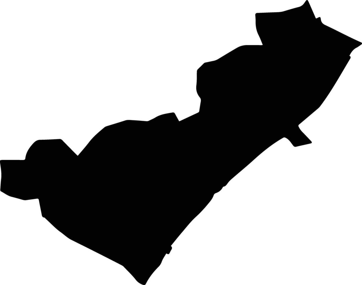 Kahenge Namibia silhouette map vector