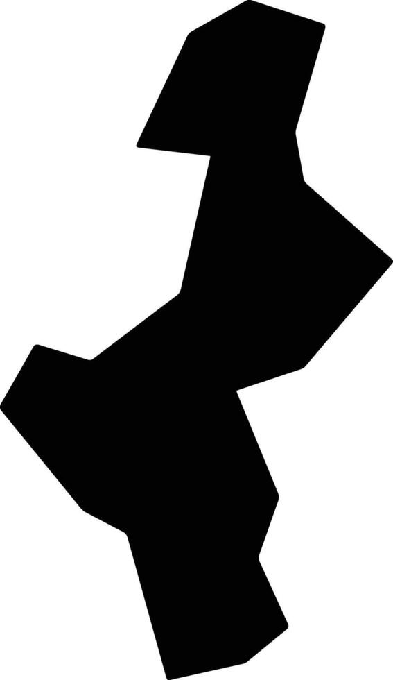 Kai Japan silhouette map vector