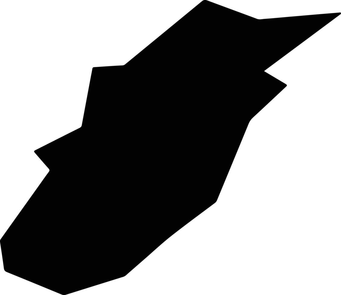 Kaixian China silhouette map vector
