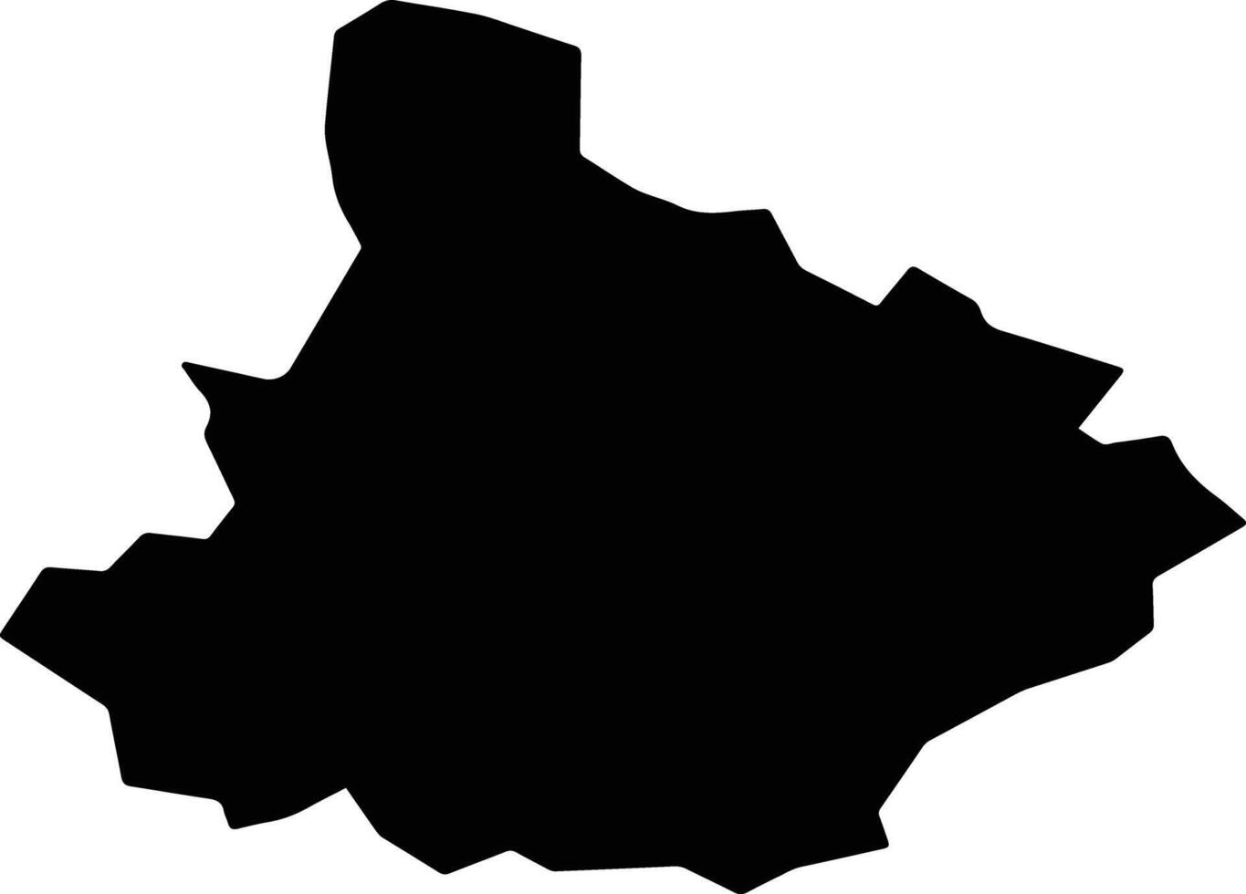 Kakar Afghanistan silhouette map vector