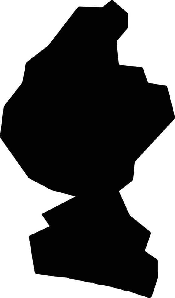 Kakegawa Japan silhouette map vector