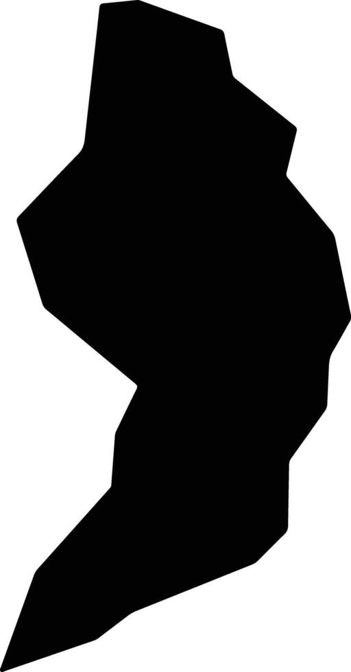 Kalaki Uganda silhouette map vector