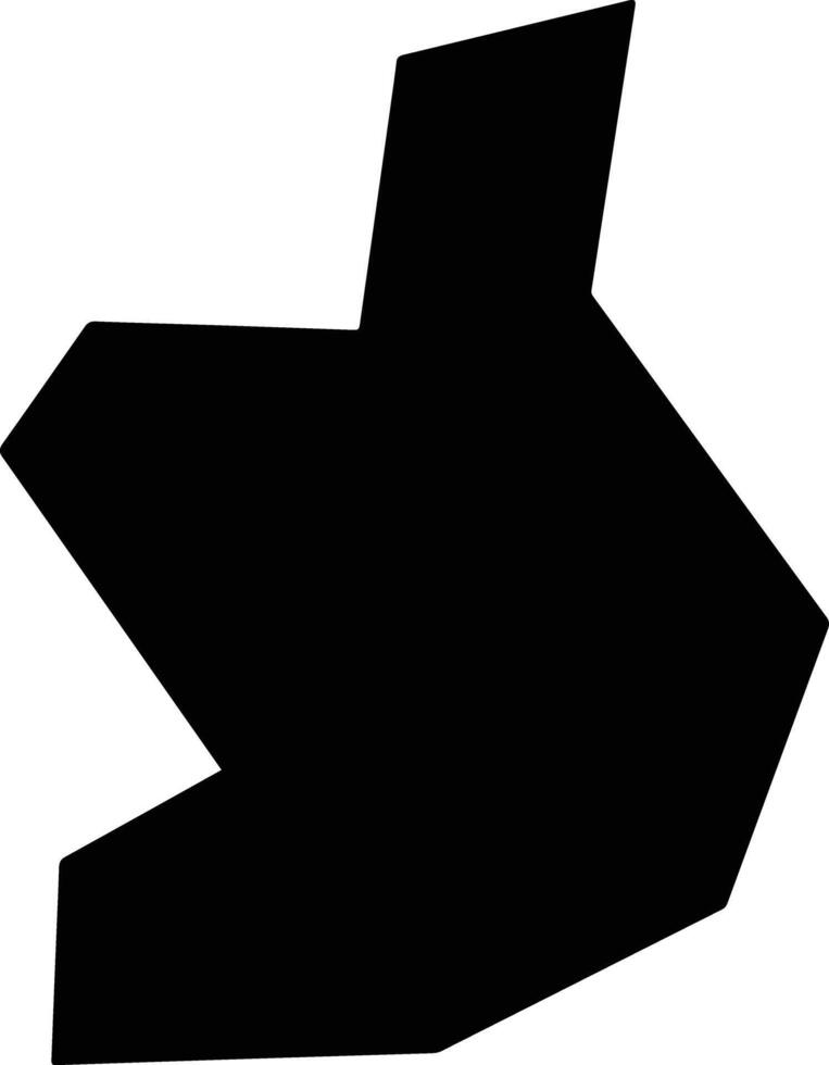Kalaqinzuoqimengguzuzizhixian China silhouette map vector