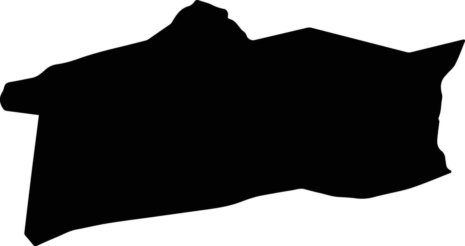 Kaldar Afghanistan silhouette map vector