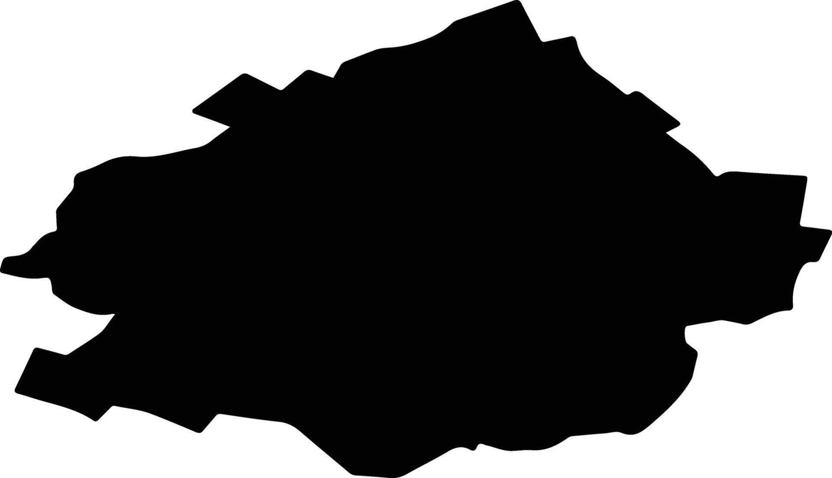 Kalisz Poland silhouette map vector