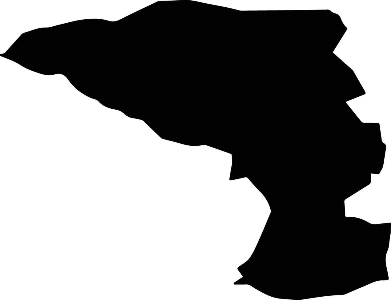 Kalovci Slovenia silhouette map vector
