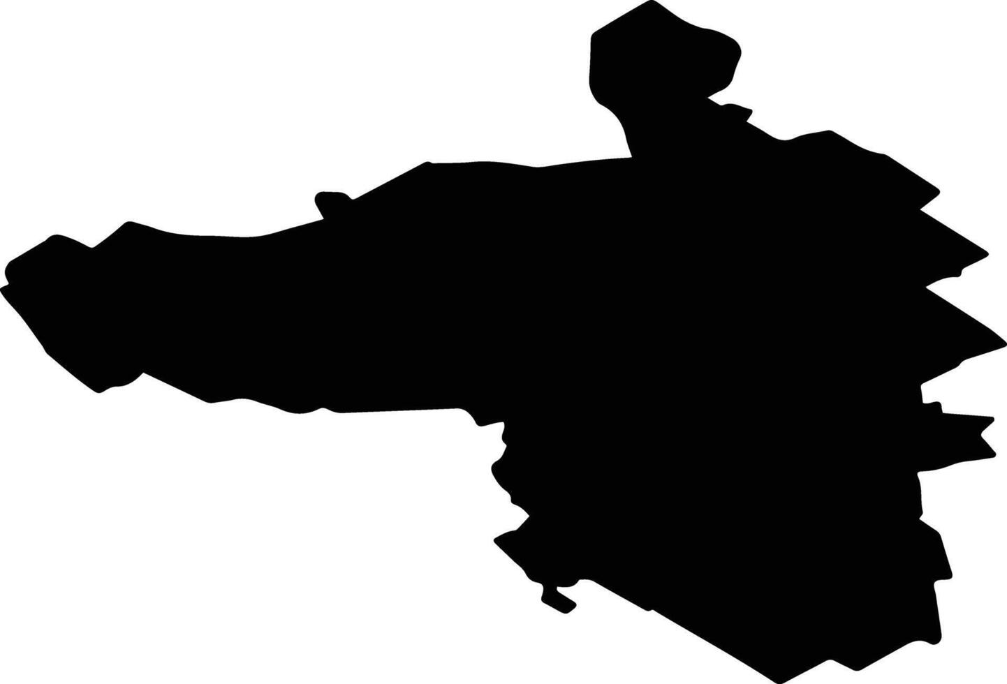 Kalupes pag Latvia silhouette map vector