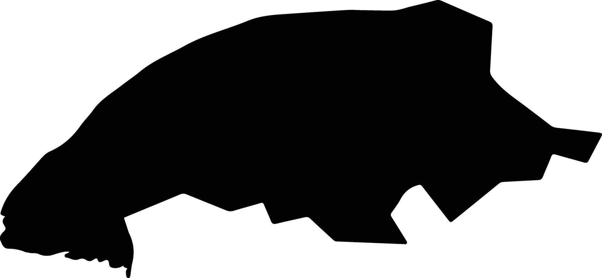 Kamenets Belarus silhouette map vector