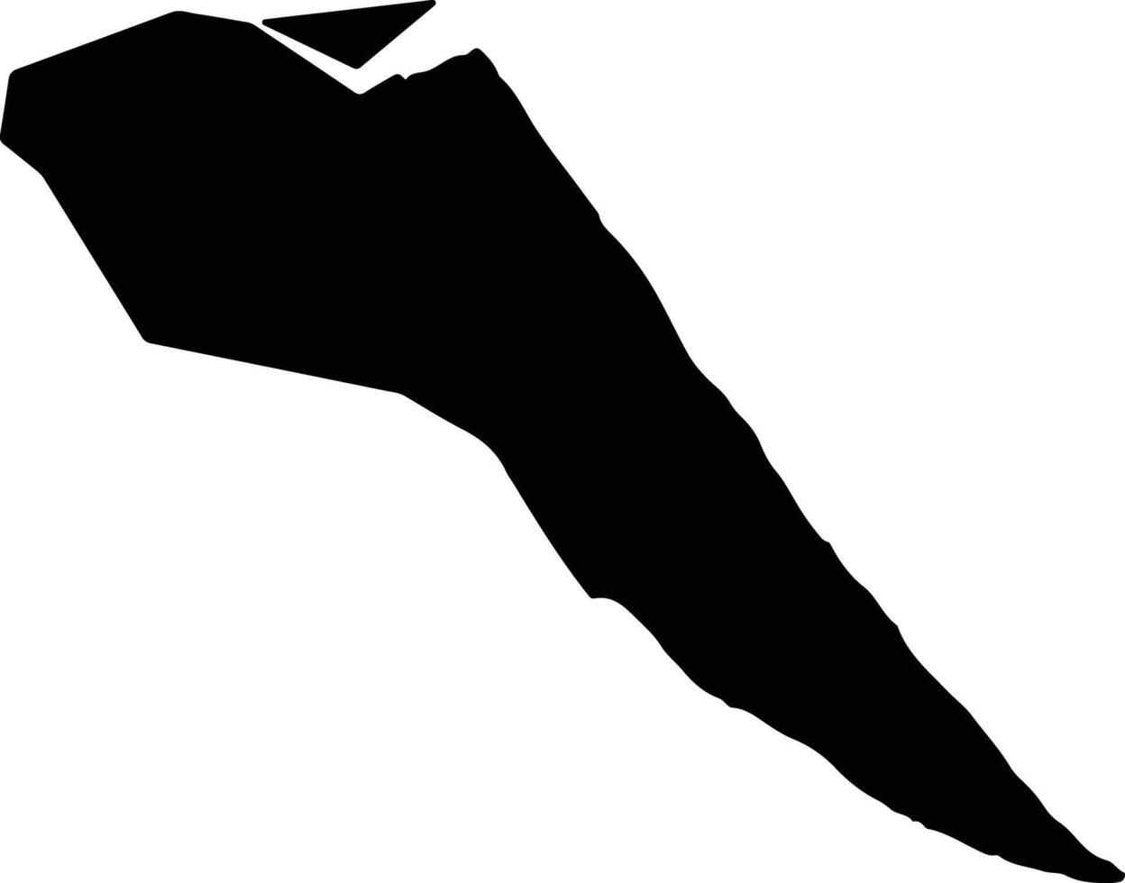 Kamisu Japan silhouette map vector
