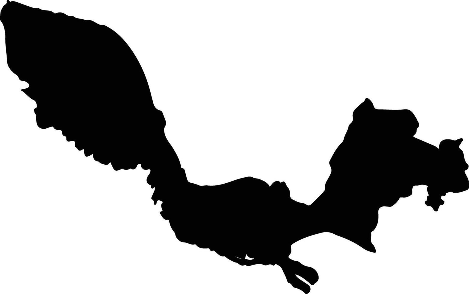Kampong Svay Cambodia silhouette map vector